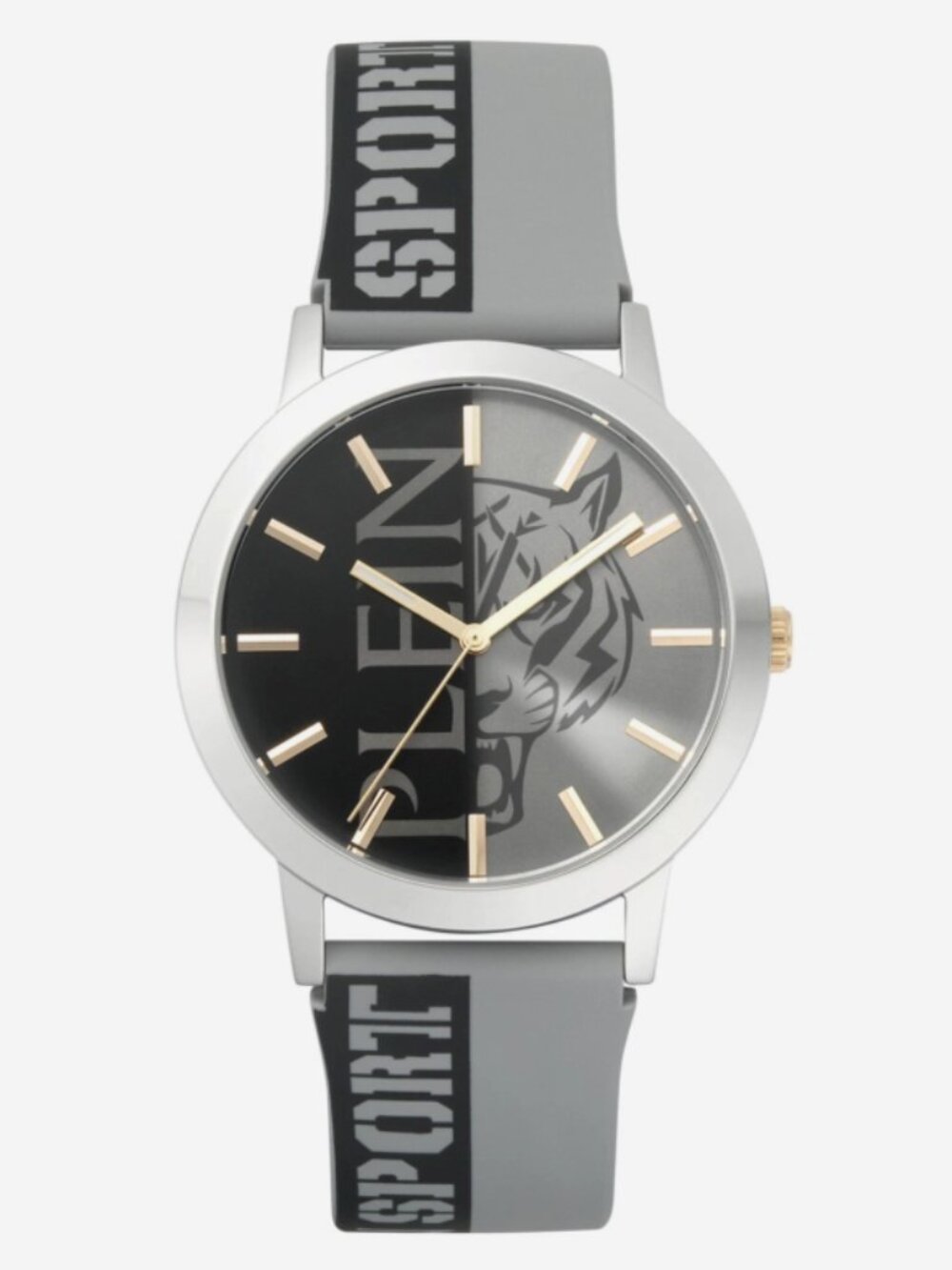 Plein Sport Mens Stainless Steel 44mm Strap Fashion Watch